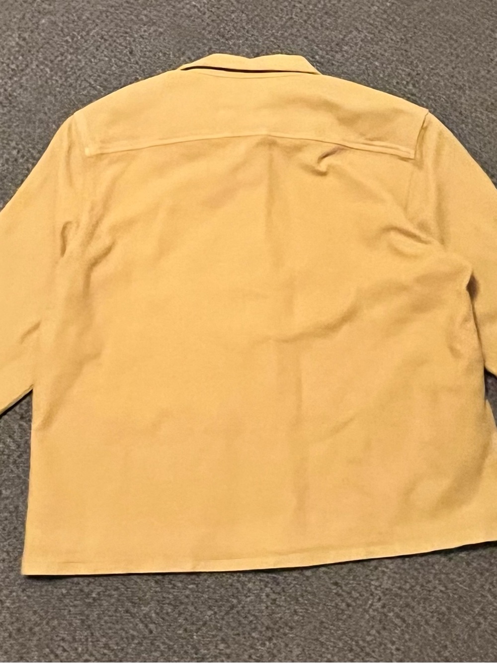 32 Bar Blues Men's Casual Button-Down Shirt Jacket in Camel/Tan - Picture 4 of 5